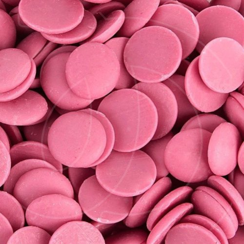 Шоколадная глазурь розовая со вкусом клубники со сливками ШОКОМИЛК 100 г 