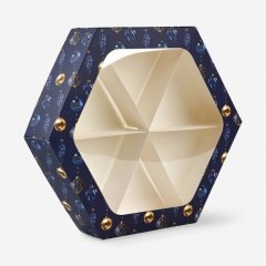 Коробка для сладостей "Новогодние снежные шары" 20х23х4 см 10867733