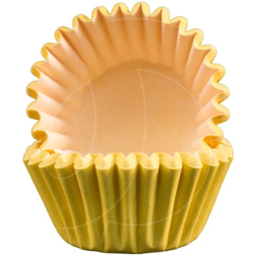 Капсула бумажная Жёлтая D25 H18 40 шт 810004