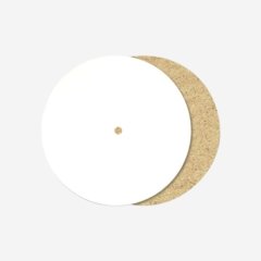 Подложка под торт с отверстием ЛХДФ Белая 3 мм 10 см 